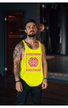 Freeyez Work Hard Gym Fitness Tank Top Sporcu Atleti