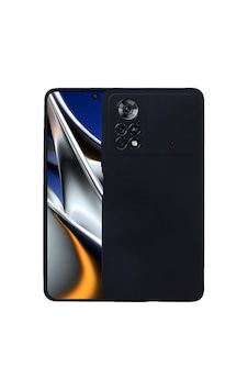 Zore Poco X4 Pro 5g Kılıf Omsy Premier Silikon Kapak - Siyah Zore Poco X4 Pro 5g Kılıf Omsy Premier Silikon Kapak - Siyah