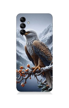 Samsung Galaxy A55 Uyumlu Kartal Ve Dağlar Desenli Silikon Kılıf Samsung Galaxy A55 Uyumlu Kartal Ve Dağlar Desenli Silikon Kılıf