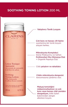 Clarins Soothing Toning Lotion 200ml Tonik Clarins Soothing Toning Lotion 200ml Tonik