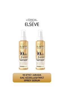 Elseve 10 Etki 1 Arada Saç Güzelleştirici Sprey Serum 2 x 150 ML Elseve 10 Etki 1 Arada Saç Güzelleştirici Sprey Serum 2 x 150 ML