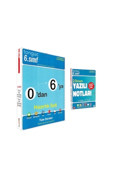 Tonguç 6. Sınıf 0'dan 6'ya Konu Anlatımlı Soru Bankası Seti 6. Sınıf 2. Dönem Yazılı Notları Tonguç 6. Sınıf 0'dan 6'ya Konu Anlatımlı Soru Bankası Seti 6. Sınıf 2. Dönem Yazılı Notları