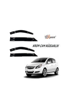 Opel Corsa C Krom Cam Rüzgarlığı 1.2Mm 4'Lü - Caru452