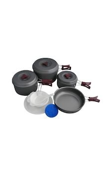 Freecamp Anodize Alüminyum Kazanlı Yemek Seti Çok Renkli Freecamp Anodize Alüminyum Kazanlı Yemek Seti Çok Renkli