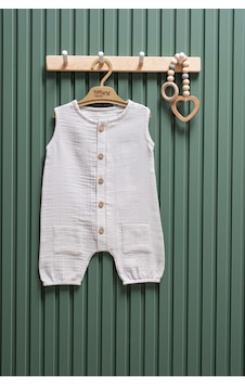 Miababy Müslin Kısa Atlet Tulum 6 24 Ay %100 Pamuk Yazlık Bebek Tulum gri Miababy Müslin Kısa Atlet Tulum 6 24 Ay %100 Pamuk Yazlık Bebek Tulum gri