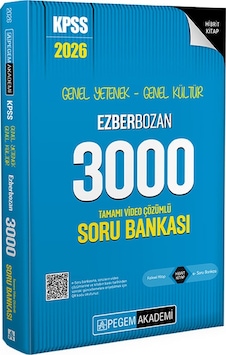 Pegem 2026 Kpss Genel Yetenek Genel Kültür Ezberbozan 3000 Tamamı Pegem 2026 Kpss Genel Yetenek Genel Kültür Ezberbozan 3000 Tamamı