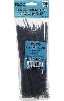 Siyah 3.6x200mm Plastik Cırt Kelepçe 100pcs 4741 Siyah 3.6x200mm Plastik Cırt Kelepçe 100pcs 4741