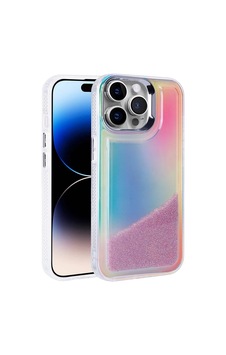 Apple Uyumlu iPhone 14 Pro Kılıf Airbagli Renkli Arka Yüzey Boncuk Tasarımlı Zore Kumul Kapak Apple Uyumlu iPhone 14 Pro Kılıf Airbagli Renkli Arka Yüzey Boncuk Tasarımlı Zore Kumul Kapak