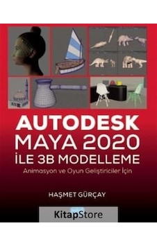 Autodesk Maya 2020 ile 3B Modelleme - Haşmet Gürçay - Nobel Akademik Yayıncılık