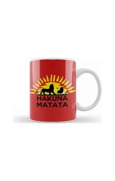 Hakuna Matata 02 Kupa Bardak Porselen No18503 Karışık