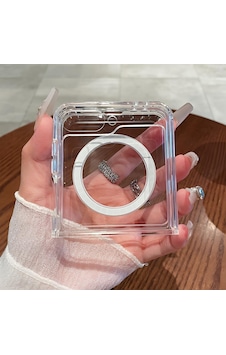 Şeffaf Mika Sararmaz Sert Magsafe Kılıf Galaxy Uyumlu Z Flip 6 Şeffaf Mika Sararmaz Sert Magsafe Kılıf Galaxy Uyumlu Z Flip 6