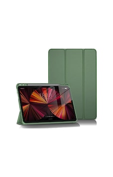 Apple İpad Pro 11 2024 Kılıf Tablet Smart Kılıf - Koyu Yeşil Arka Kapak Apple İpad Pro 11 2024 Kılıf Tablet Smart Kılıf - Koyu Yeşil Arka Kapak
