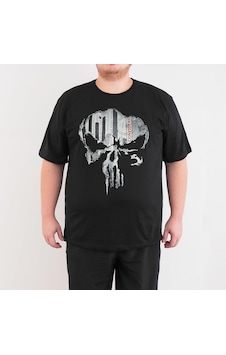 Bant Giyim - The Punisher 4Xl Büyük Beden Siyah Erkek Tişört Çok Renkli Bant Giyim - The Punisher 4Xl Büyük Beden Siyah Erkek Tişört Çok Renkli