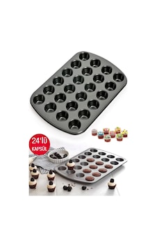 Muffin Kalıbı 24'lü Cupcake Kapsülü Fırın Mini Kek Browni Kekstr