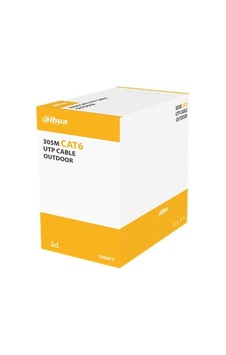 Dahua Pfm922-6un- Cat6 305 Metre 23awg Cca Pe Outdoor Siyah Renk