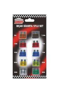 Sigorta Bıçak 10lu Set 1 Adet