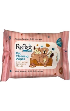 Reflex Hipoalerjenik Hijyenik Tüy ve Pati Temizleme Mendili 10'lu Reflex Hipoalerjenik Hijyenik Tüy ve Pati Temizleme Mendili 10'lu