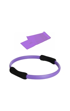 Spor Byfit Mor Pilates Çemberi ve Pilates Bandı Spor Byfit Mor Pilates Çemberi ve Pilates Bandı
