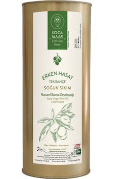 Kocamaar Çiftliği Erken Hasat Soğuk Sıkım Naturel Sızma Zeytinyağı Tek Bahçe 2 L Kocamaar Çiftliği Erken Hasat Soğuk Sıkım Naturel Sızma Zeytinyağı Tek Bahçe 2 L