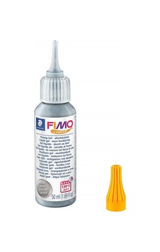 Staedtler Fimo Liquid Deco Gel Sıvı Fimo-Yapıştırıcı 50 Ml Gümü