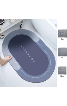 Sihirli Süper Su Emici Kaymaz Tabanlı Oval Paspas 40 60 Cm 5691 21 x 21 Sihirli Süper Su Emici Kaymaz Tabanlı Oval Paspas 40 60 Cm 5691 21 x 21