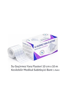 Su Geçirmez Yara Flasteri 10 Cm X 10 M Kesilebilir Medikal Sabitleyici Bant 1 Adet Su Geçirmez Yara Flasteri 10 Cm X 10 M Kesilebilir Medikal Sabitleyici Bant 1 Adet