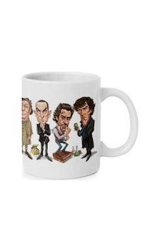 Beyaz Sherlock Holmes Karakterleri Kupa Beyaz Sherlock Holmes Karakterleri Kupa