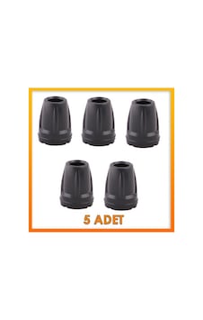 Herdegen Kanedyen Baston Lastik Ucu Siyah 5 Adet 18 MM Herdegen Kanedyen Baston Lastik Ucu Siyah 5 Adet 18 MM
