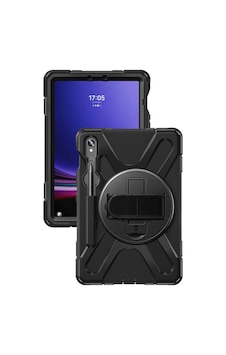 Galaxy Tab S10uyumlu Lite Zore Defender Tablet Silikon - Siyah Arka Kapak