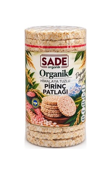 Sade Organik Himalaya Tuzlu Pirinç Patlağı 100 Gr