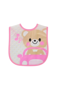 Civil Baby Tatlı Ayı Baskılı Mama Önlüğü - Pembe Standart Pembe Civil Baby Tatlı Ayı Baskılı Mama Önlüğü - Pembe Standart Pembe