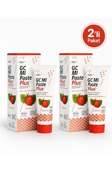 Gc Mi Paste Plus 40 Gr Çilek 2 Adet Diş Minesi Bakımı Gc Mi Paste Plus 40 Gr Çilek 2 Adet Diş Minesi Bakımı