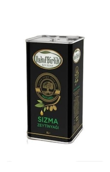 Vakıfbirlik Siyah Natürel Soğuk Sıkım Sızma 5l 4800gr Zeytinyağı