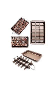 Morponi 18 Bölmeli Brownie Kek Kalıbı Paslanmaz Çelik Yanmaz Yapışmaz Kek Kalıbı Fırın Tepsisi Karışık Morponi 18 Bölmeli Brownie Kek Kalıbı Paslanmaz Çelik Yanmaz Yapışmaz Kek Kalıbı Fırın Tepsisi Karışık