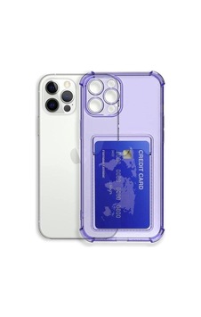 Apple iPhone Uyumlu 12 Pro Max Kılıf Kartlıklı Darbe Korumalı Silikon Gri Apple iPhone Uyumlu 12 Pro Max Kılıf Kartlıklı Darbe Korumalı Silikon Gri