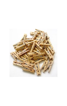 Naturel Ahşap Mandal 30'lu 25 Mm Naturel Ahşap Mandal 30'lu 25 Mm
