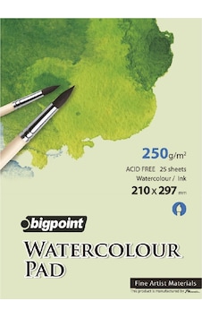 Bigpoint Suluboya Blok 300 Gram A4 - 25 Yaprak Watercolour Pad Bigpoint Suluboya Blok 300 Gram A4 - 25 Yaprak Watercolour Pad