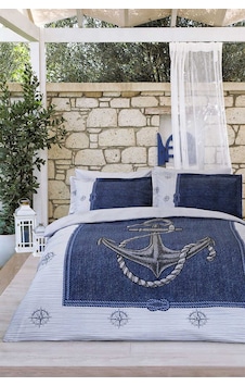 Özdilek Pike Tek Kişilik Pike Takımı Anchor Denim