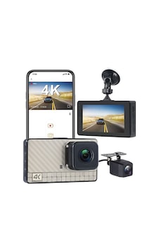 4k 3" Ekran Wifili Araç Kamerası Geri Görüş Gece Görüşlü Araç İçi Kamera Güvenlik Kayıt Cihazı 4k 3" Ekran Wifili Araç Kamerası Geri Görüş Gece Görüşlü Araç İçi Kamera Güvenlik Kayıt Cihazı