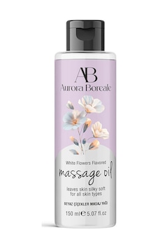 Aurora Boreale Beyaz Çiçek Aromalı Masaj Yağı 150ml Aurora Boreale Beyaz Çiçek Aromalı Masaj Yağı 150ml