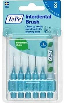 Tepe İnterdental Brush Arayüz Fırçası 0.6 MM 6'lı Mavi Tepe İnterdental Brush Arayüz Fırçası 0.6 MM 6'lı Mavi