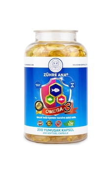 Zühre Ana Omega 3 Balık Yağı - 200 Kapsül Zühre Ana Omega 3 Balık Yağı - 200 Kapsül