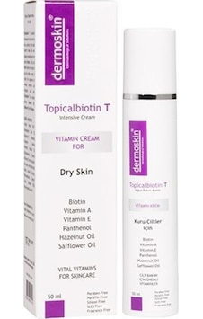 Dermoskin Topicalbiotin Kuru Ciltler için T Vitamin Kremi 25 ML