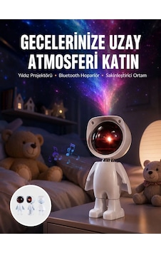 Ers 180 Derece Dönebilen Astronot Masa Ve Gece Lambası Projektör Yeni Nesil Ers 180 Derece Dönebilen Astronot Masa Ve Gece Lambası Projektör Yeni Nesil