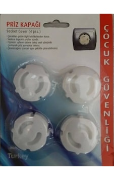 Burçin Çocuk Emniyet Priz Kapağı 4 Lü Paket Burçin Çocuk Emniyet Priz Kapağı 4 Lü Paket