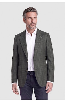 Bisse Yeşil Ekose Desenli Çift Düğmeli Blazer Ceket Pck26k26202 47 Bisse Yeşil Ekose Desenli Çift Düğmeli Blazer Ceket Pck26k26202 47