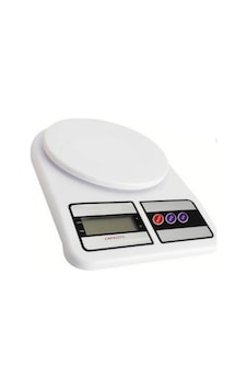 Beyaz Elektronik Dijital Mutfak Terazisi-tartısı 10 Kg Beyaz Beyaz Elektronik Dijital Mutfak Terazisi-tartısı 10 Kg Beyaz