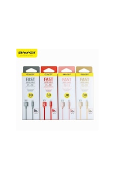 Awei Cl-988 Apple Uyumlu iPhone - Fast Data Kablo 30 Cm Kablo Powerbank Awei Cl-988 Apple Uyumlu iPhone - Fast Data Kablo 30 Cm Kablo Powerbank