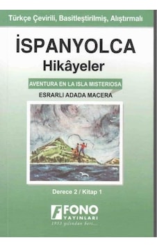 Esrarlı Adada Macera Derece 2 Kitap 1-İspanyolca Hikayeler- Fono Yayınları