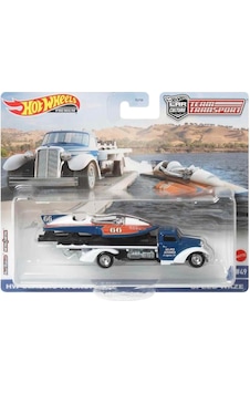 Hot Wheels Premium Hcr31 Team Transport Hw Classic Hydroplane/speed Waze Hot Wheels Premium Hcr31 Team Transport Hw Classic Hydroplane/speed Waze